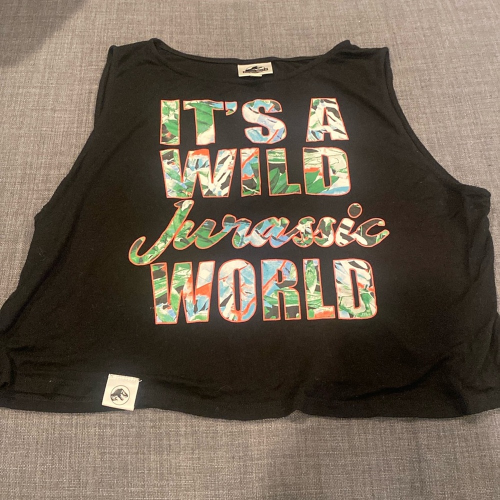Jurassic Park Crop Top